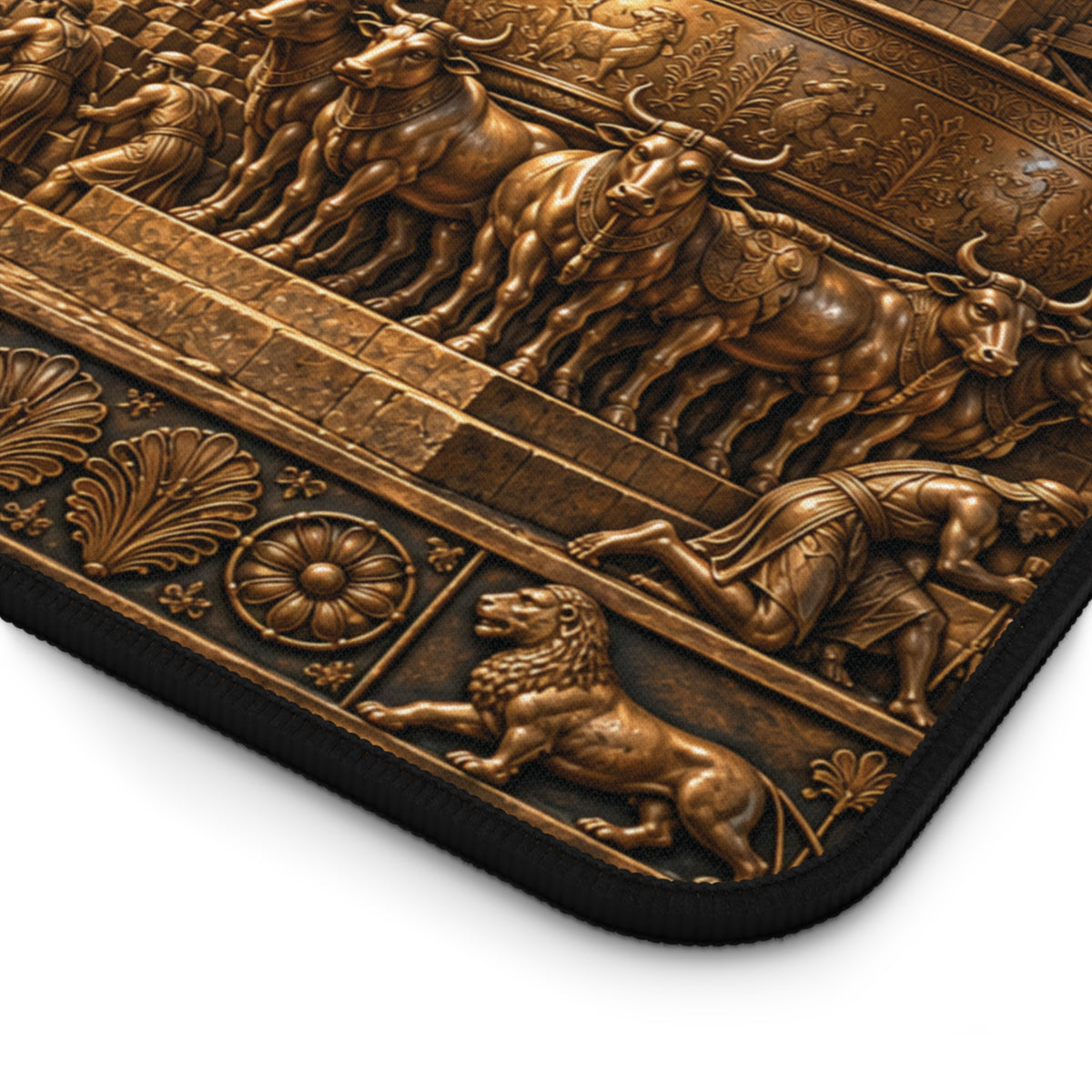 Constructing Solomon's Temple, Bronze Relief