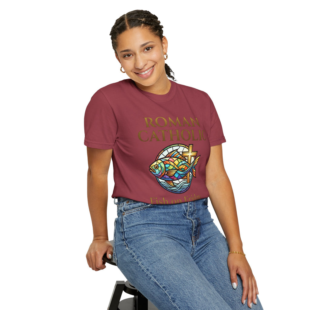 ROMAN CATHOLIC T-Shirt:  Fish on Friday, Faith on Sunday