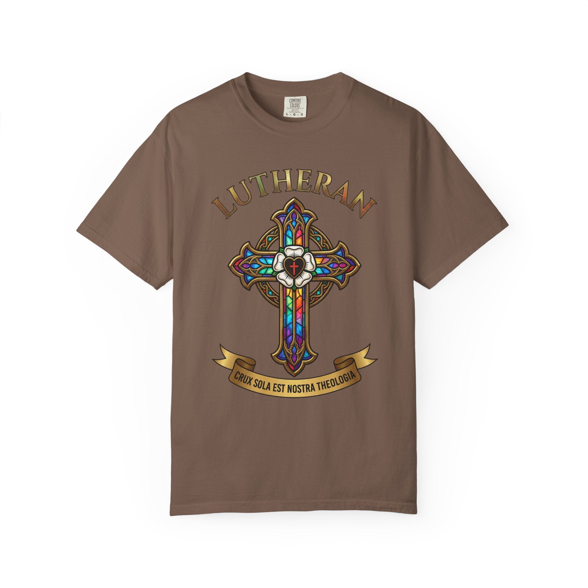 LUTHERAN T-Shirt: Crux Sola Est Nostra Theologia