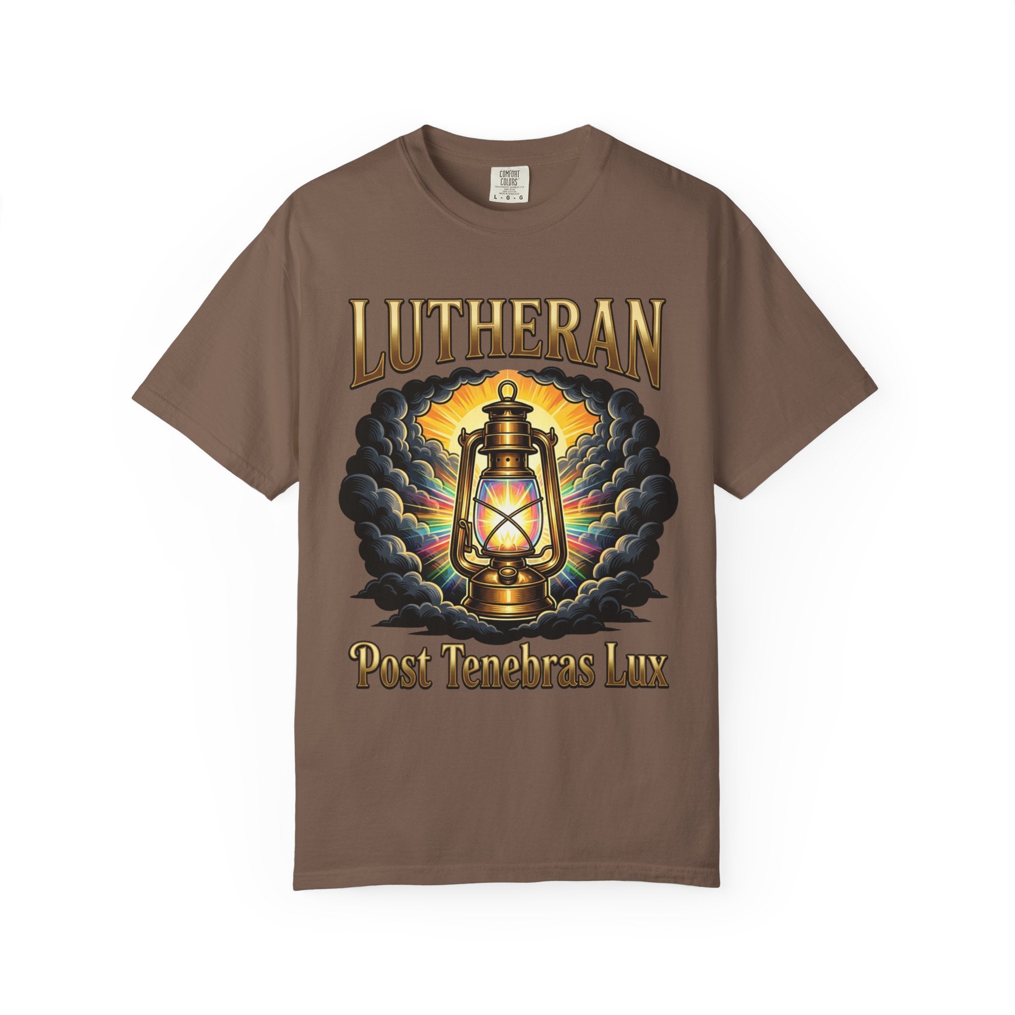 LUTHERAN T-Shirt: Post Tenebras Lux