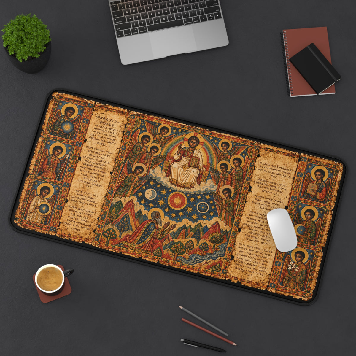 Ethiopian Bible Book of Enoch Desk Mat