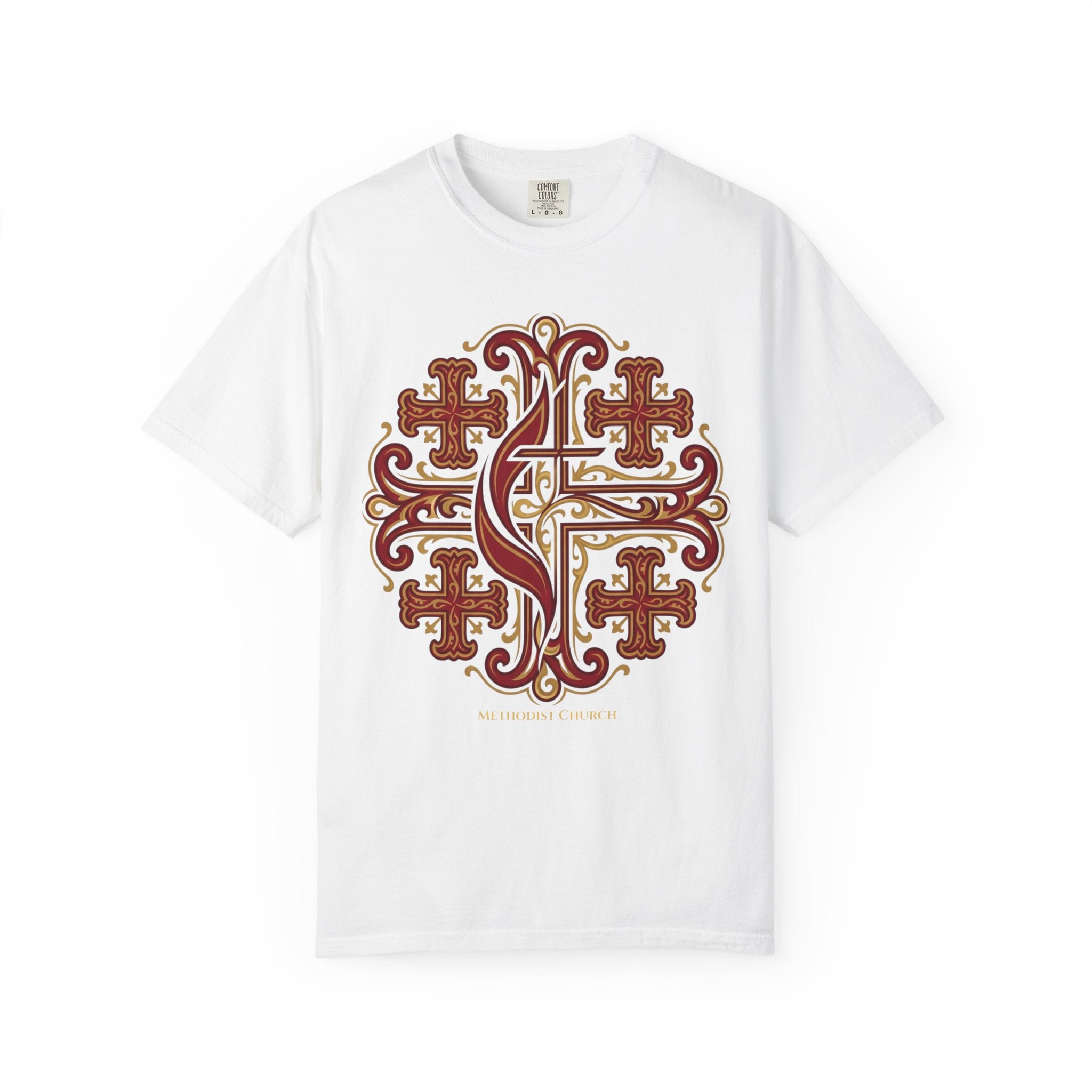 METHODIST T-Shirt: Jerusalem Cross