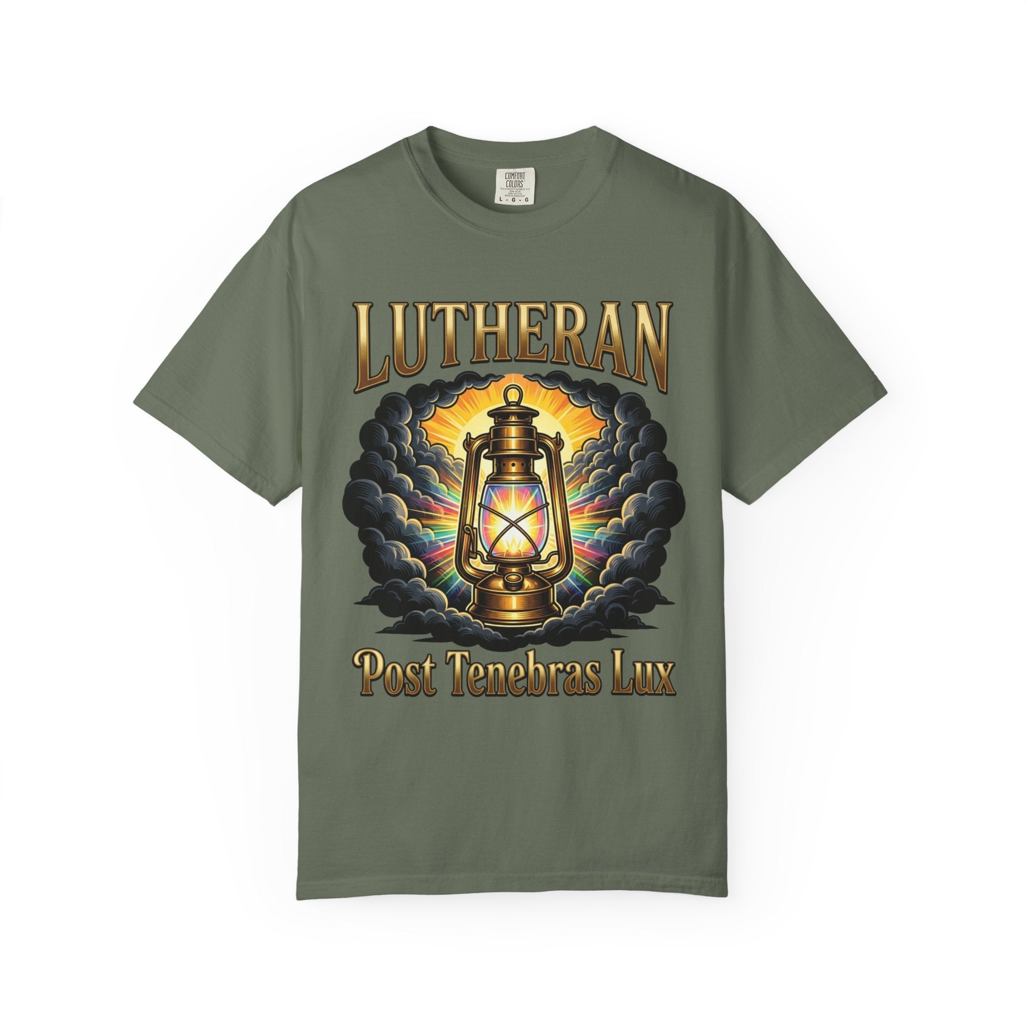 LUTHERAN T-Shirt: Post Tenebras Lux