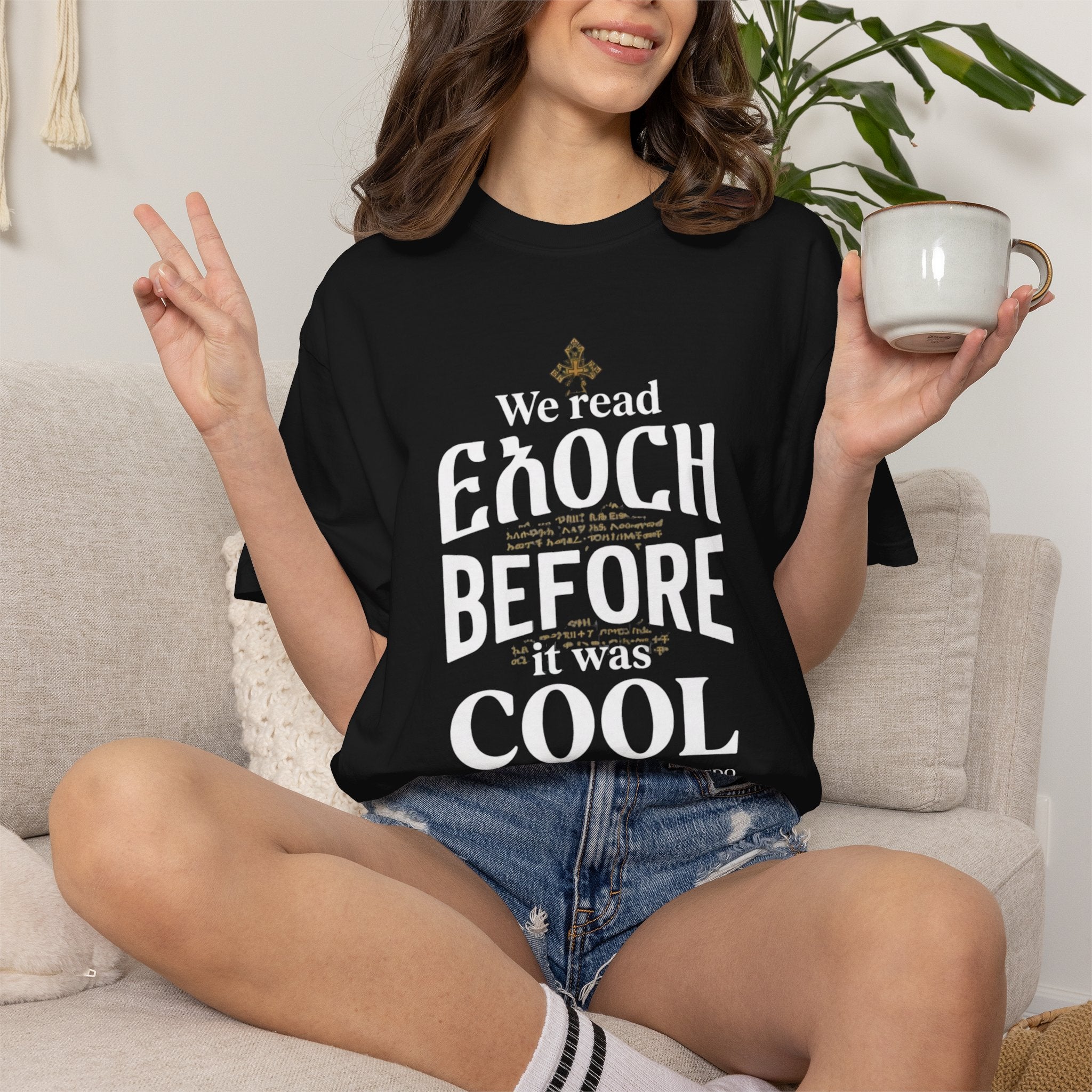 ETHIOPIAN ORTHODOX T-Shirt: We Read Enoch Before it was Cool