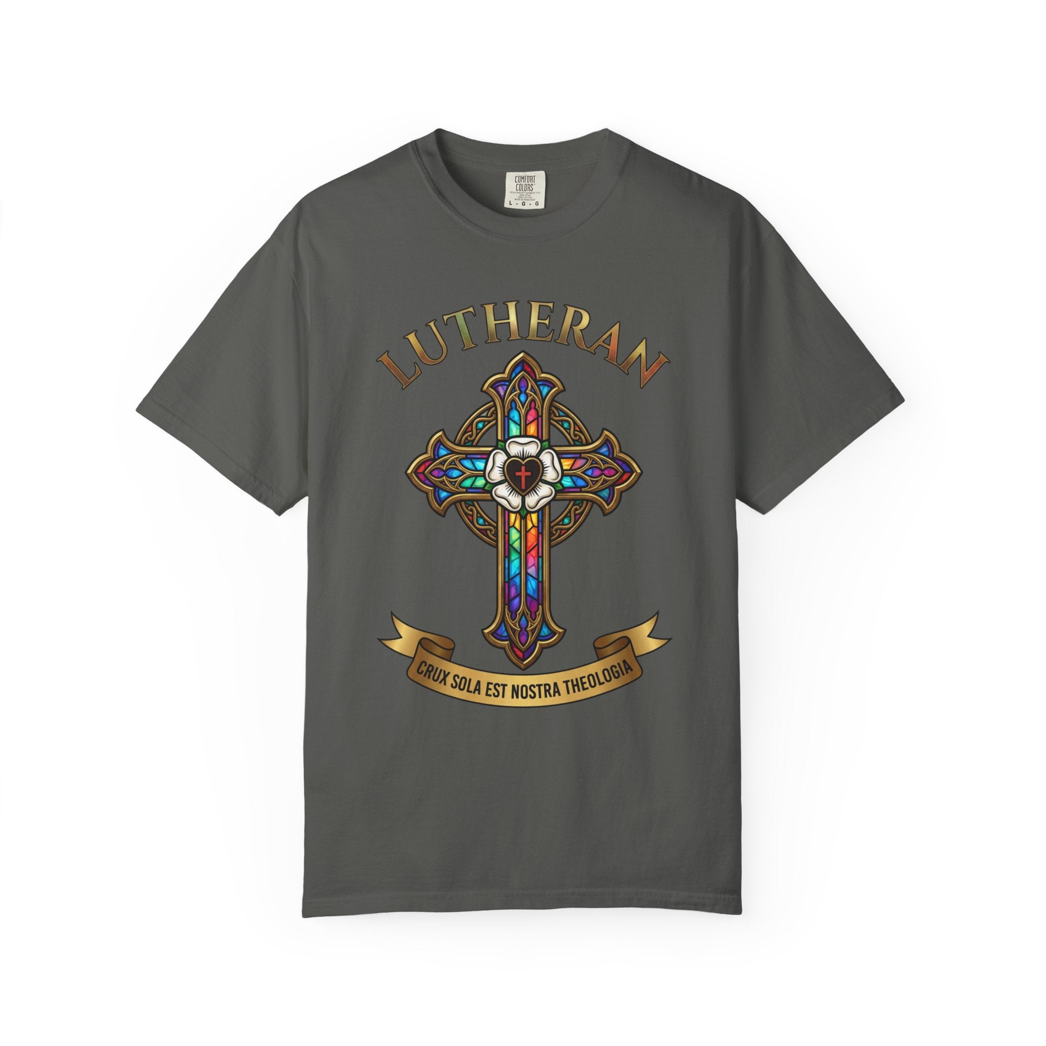 LUTHERAN T-Shirt: Crux Sola Est Nostra Theologia