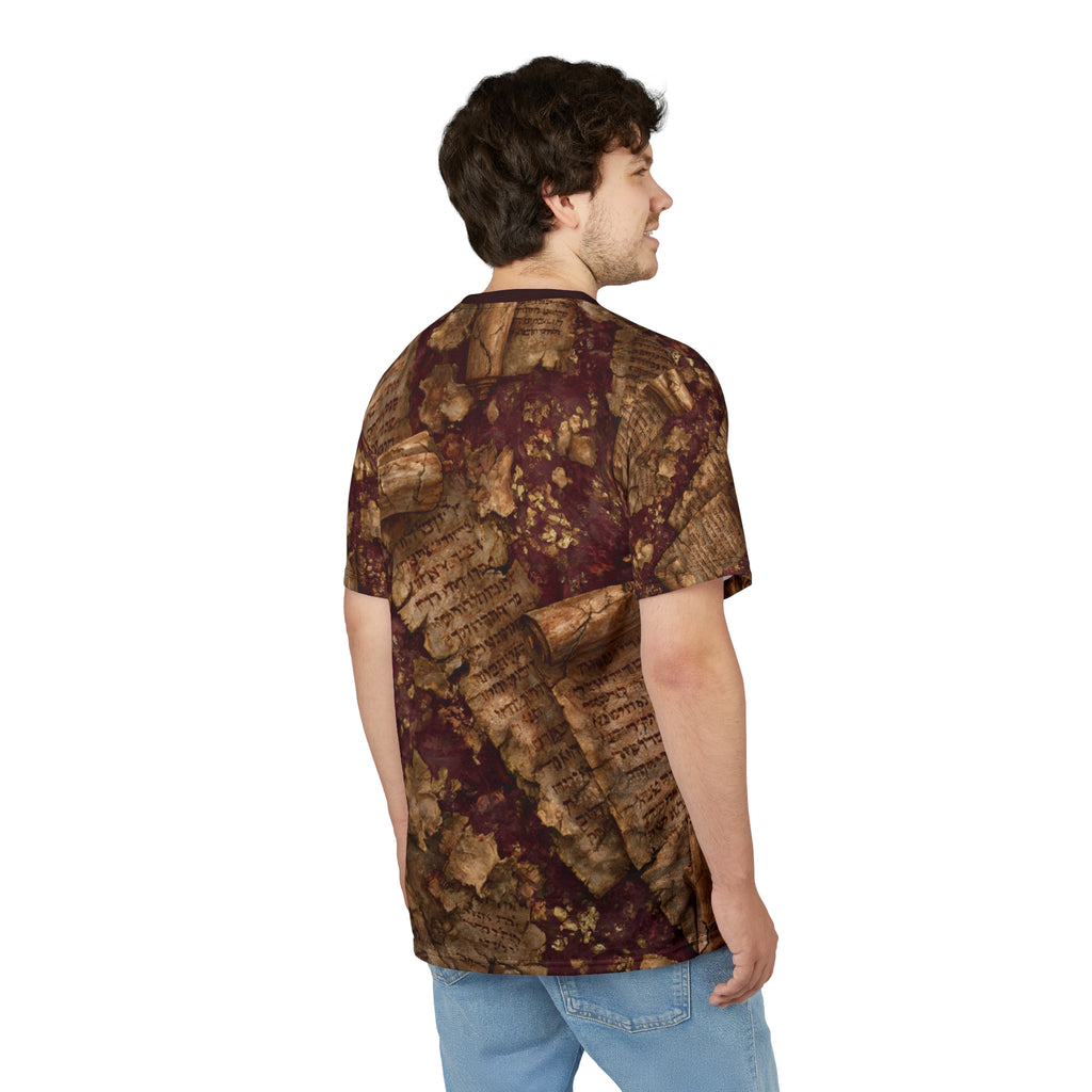 Burgundy Oxblood Dead Sea Scrolls T-Shirt