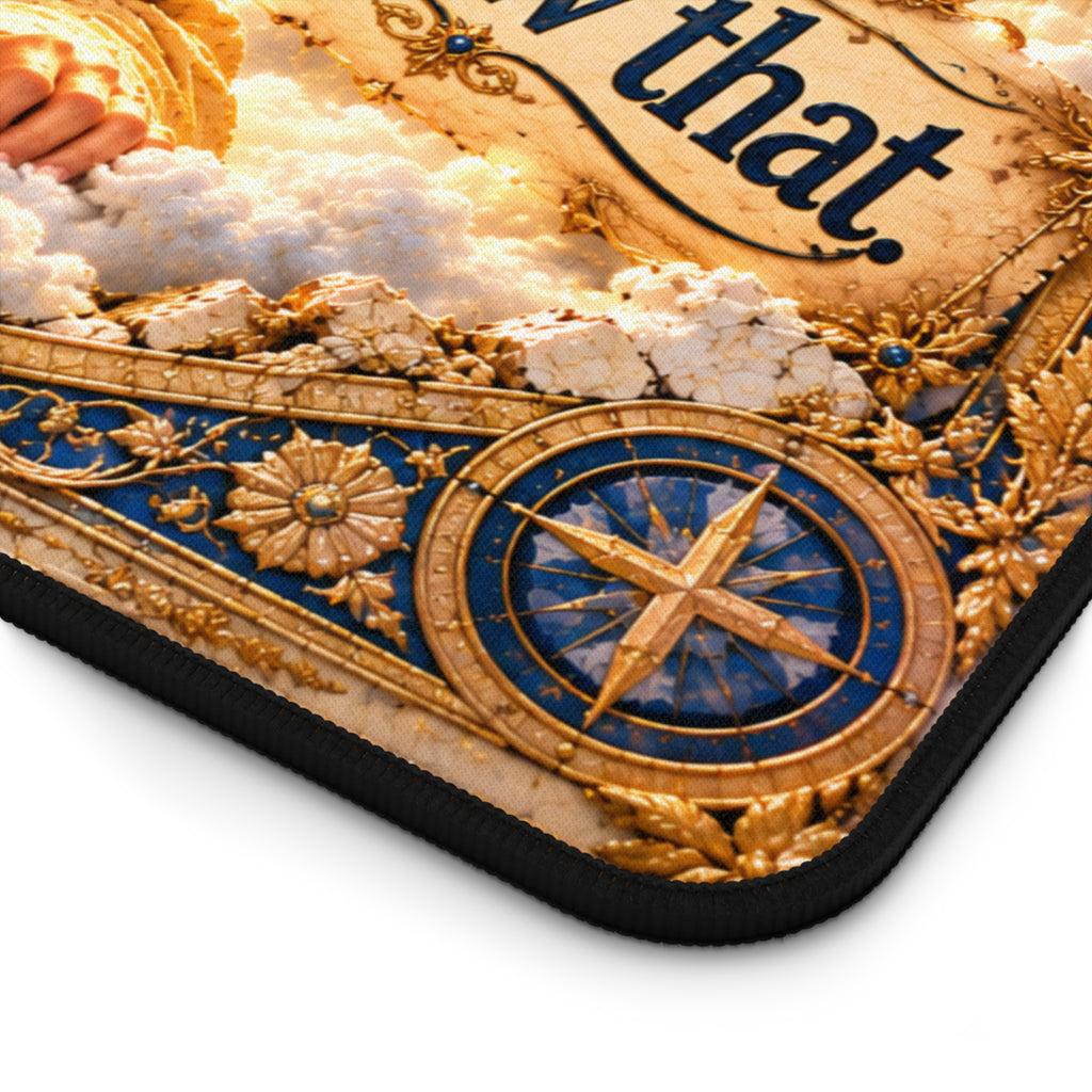 I Saw That! Jesus 3D Optical Illusion Desk Mat