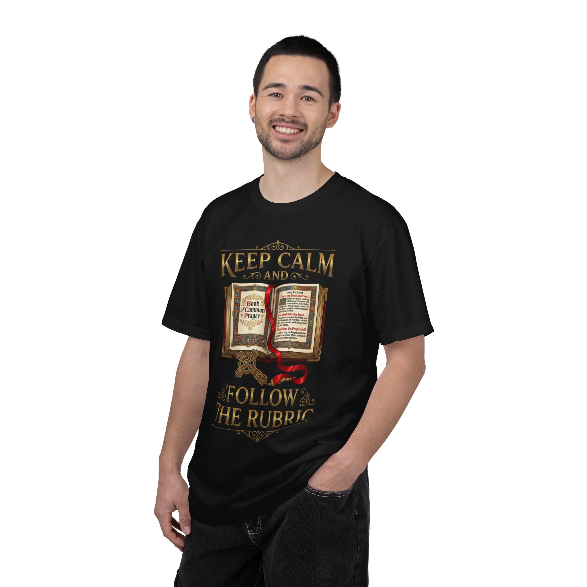 ANGLICAN EPISCOPAL T-Shirt: Keep Calm and Follow the Rubric