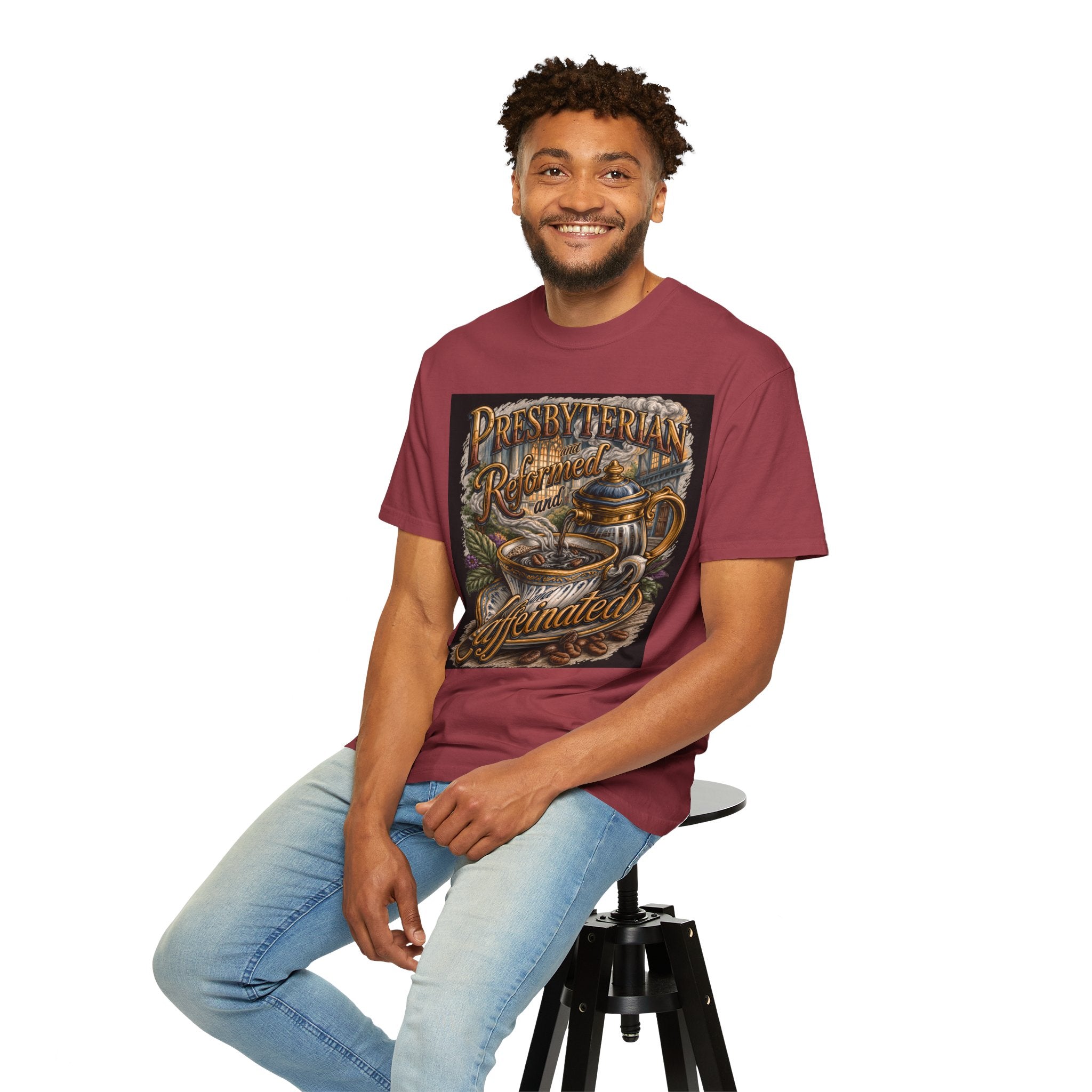 PRESBYTERIAN T-Shirt: Reformed and Caffeinated