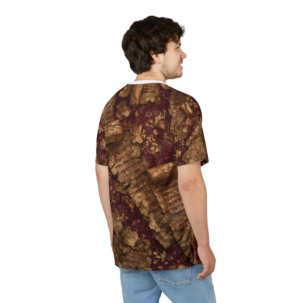 Burgundy Oxblood Dead Sea Scrolls T-Shirt