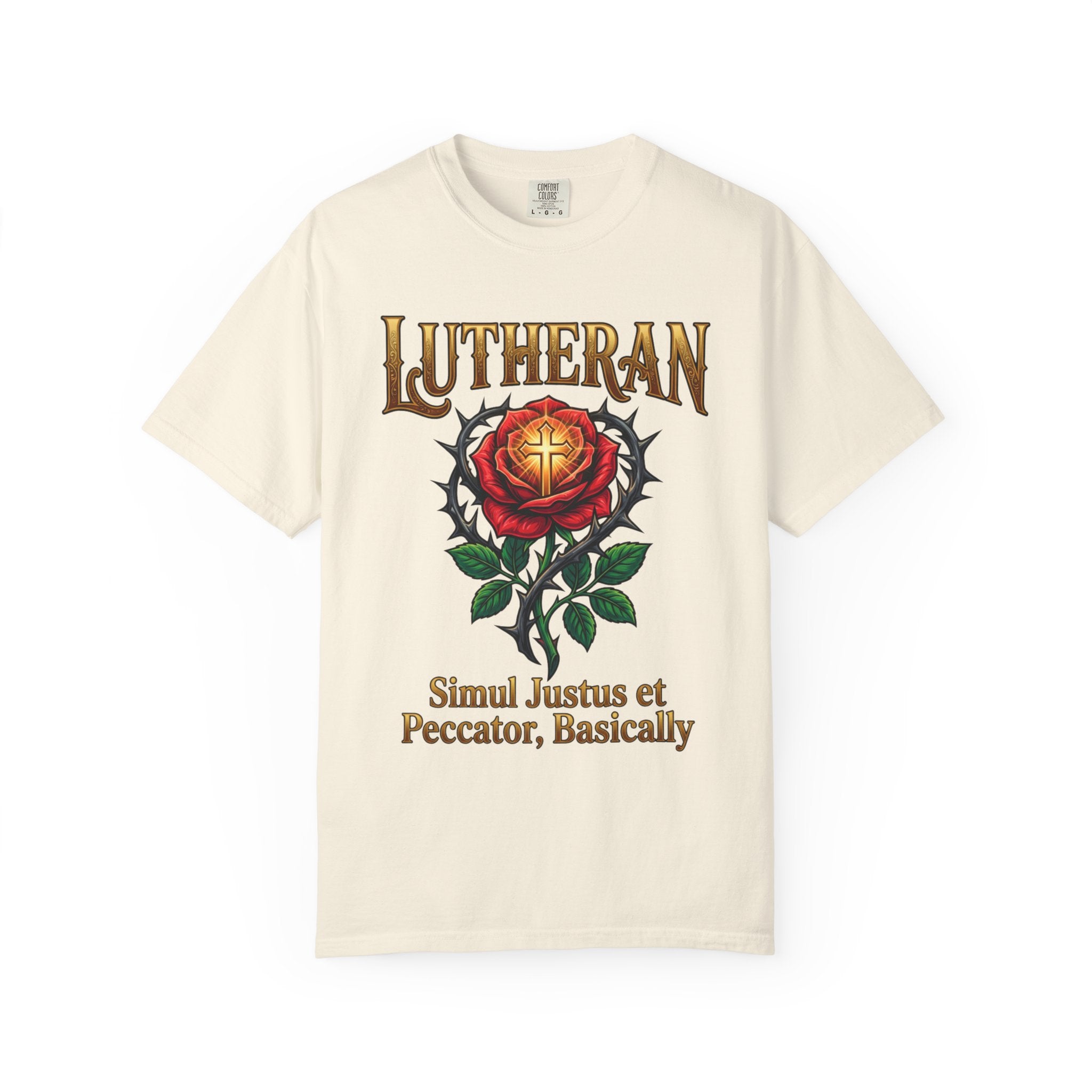 LUTHERAN T-Shirt: Simul Justus Et Peccator Basically