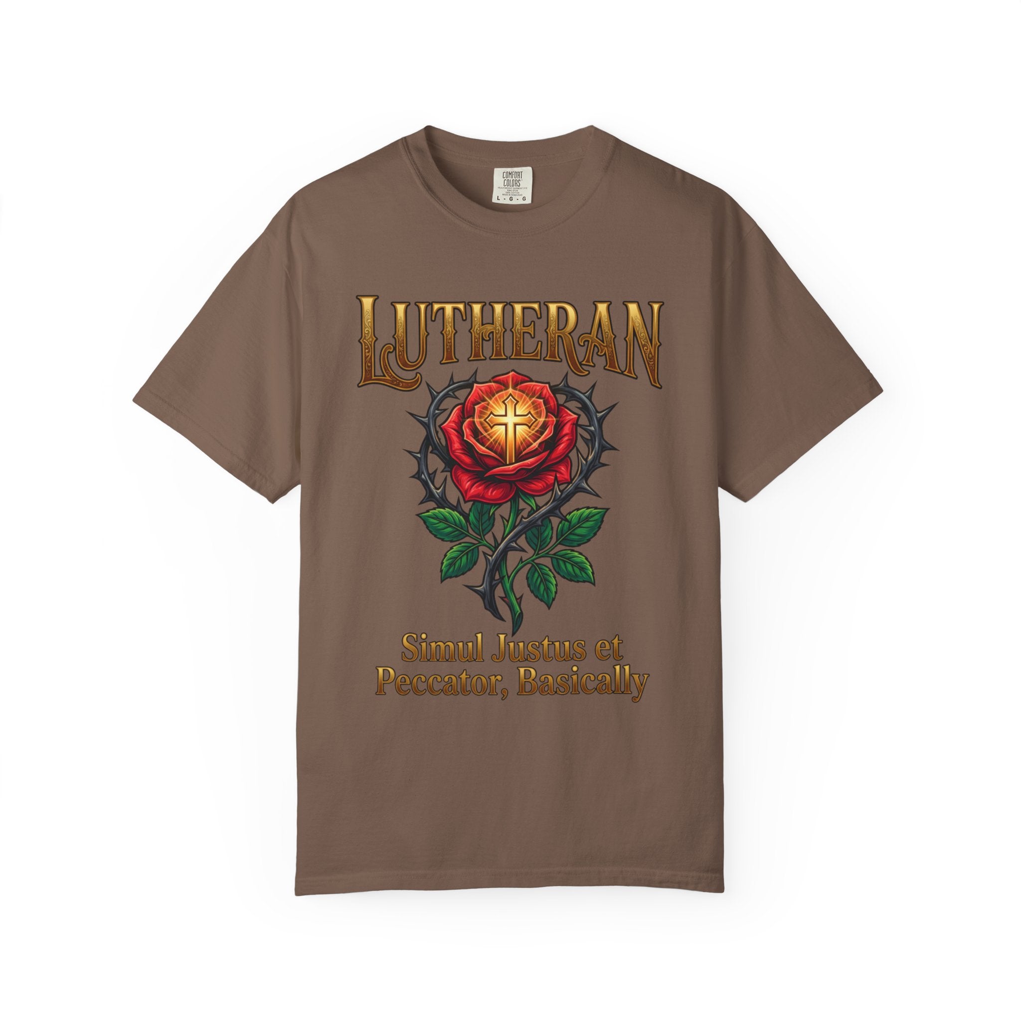 LUTHERAN T-Shirt: Simul Justus Et Peccator Basically
