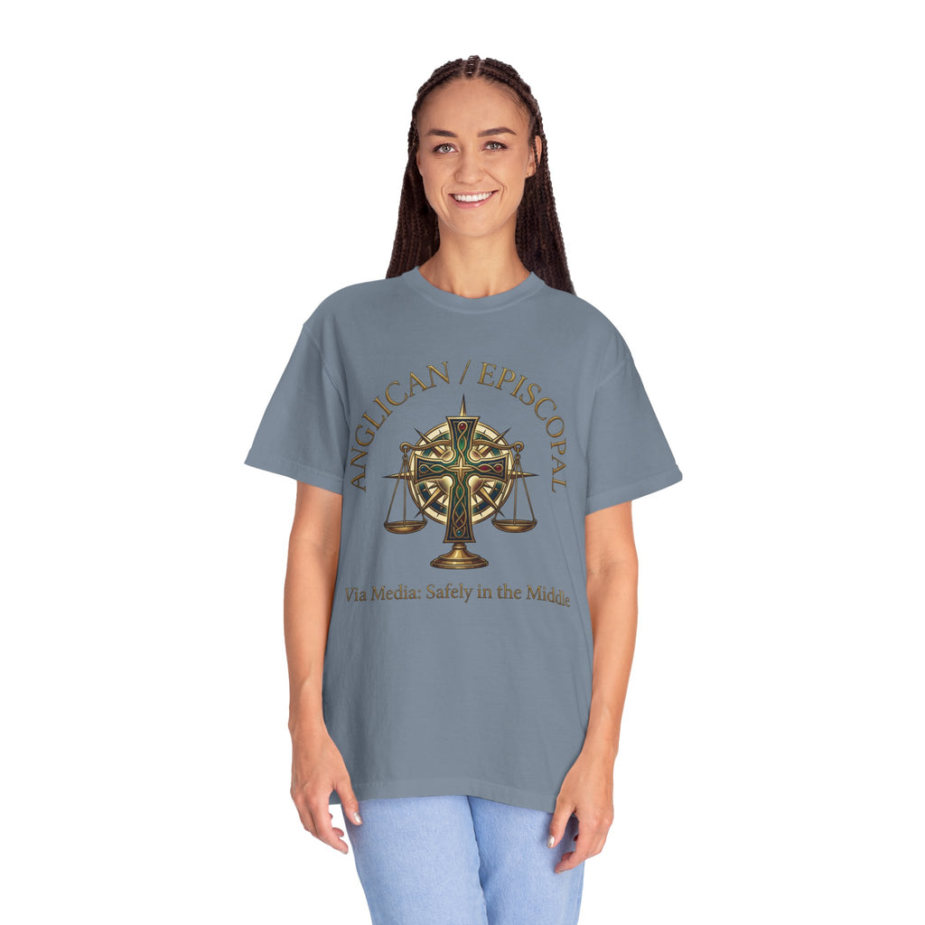ANGLICAN EPISCOPAL T-Shirt: Via Media Safely in the Middle