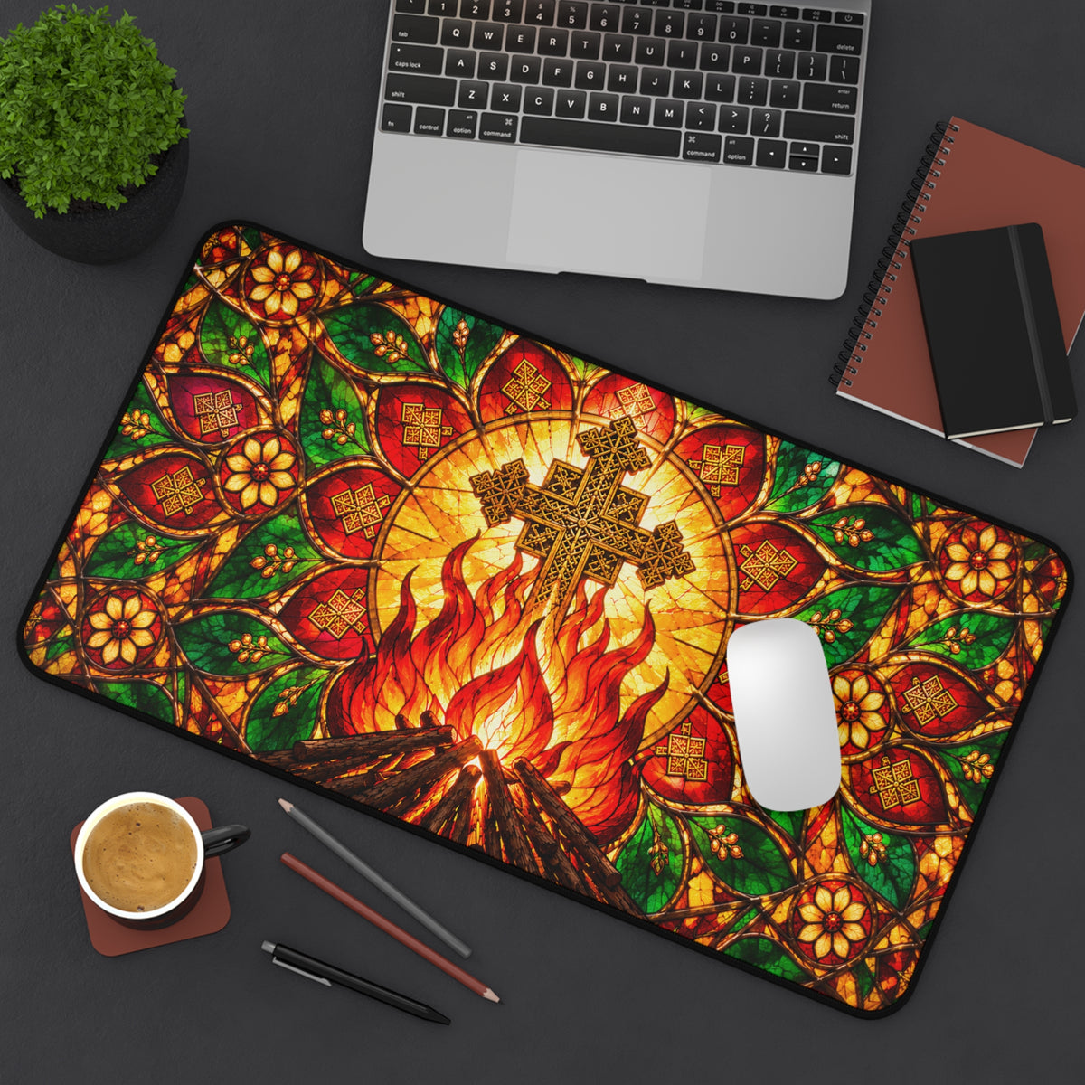 Ethiopian Meskel Festival Desk Mat