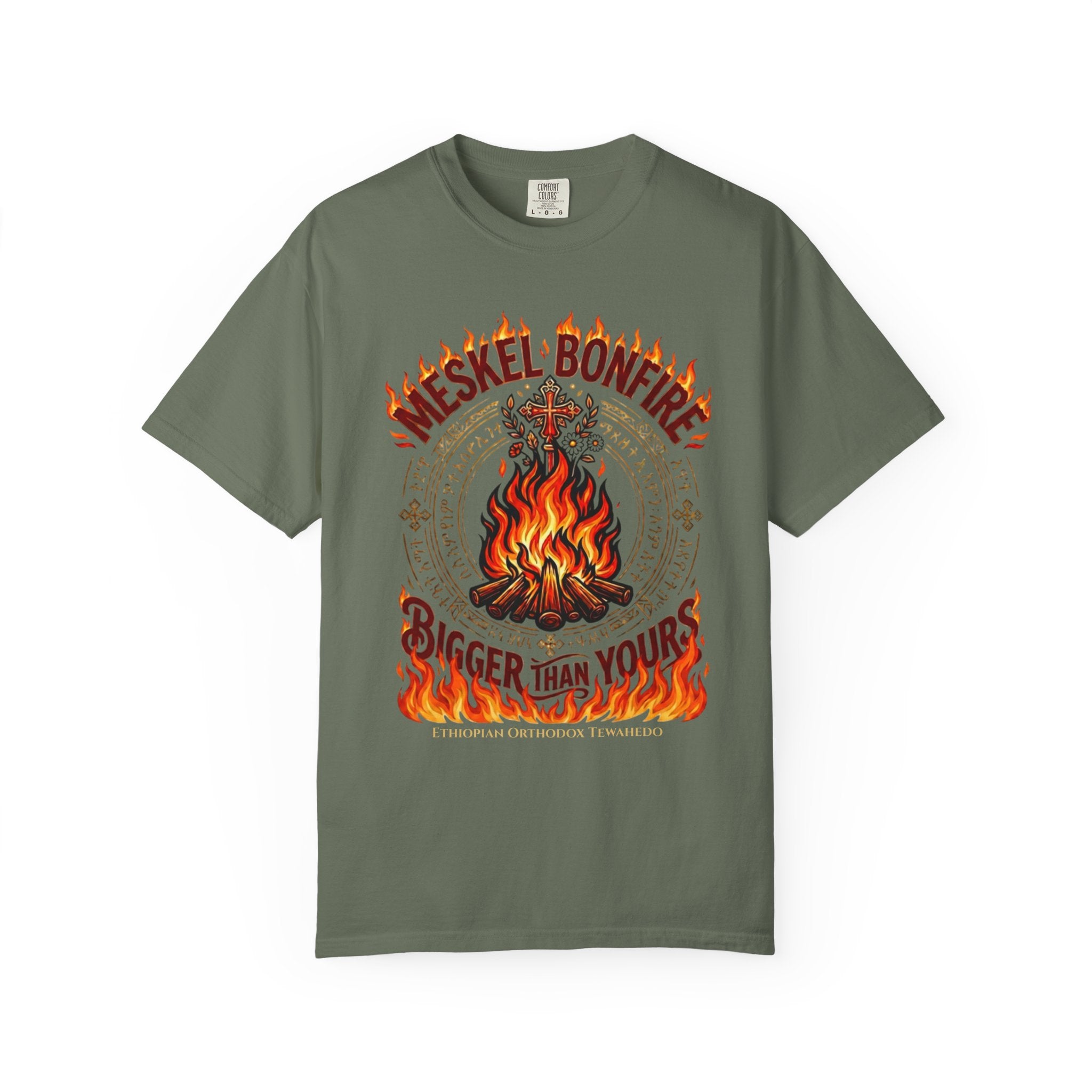 ETHIOPIAN ORTHODOX T-Shirt: Meskel Bonfire Bigger Than Yours