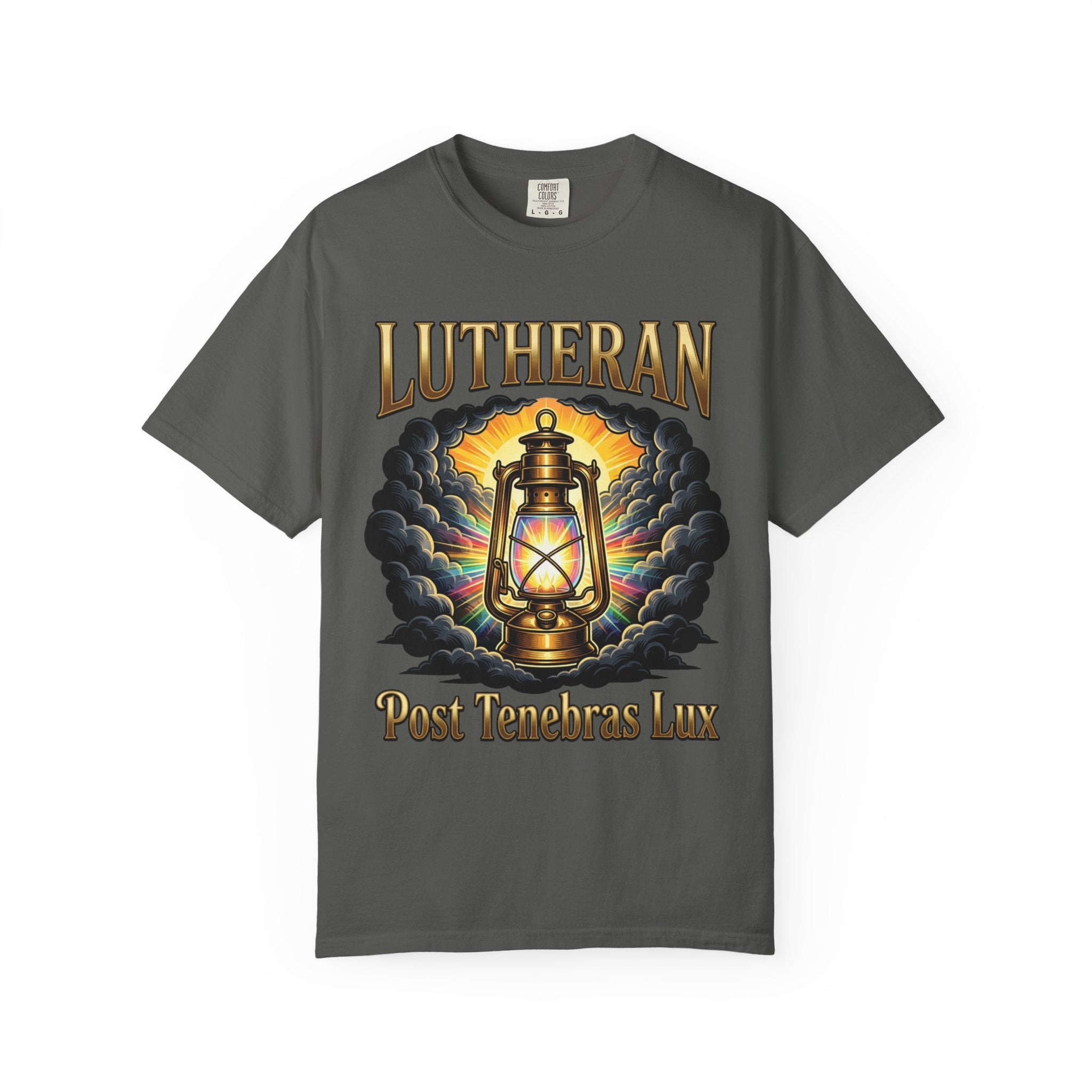 LUTHERAN T-Shirt: Post Tenebras Lux