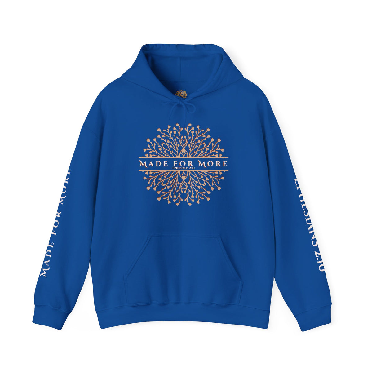 MADE for MORE HOODIE, Christianity Sweatshirt, Ephesians 2:10 Bible Verse Hoodie, Front and Back Design, Christian Gift, Faith Sweatshirt