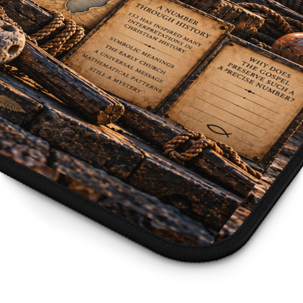 153 Fish Miraculous Catch Desk Mat