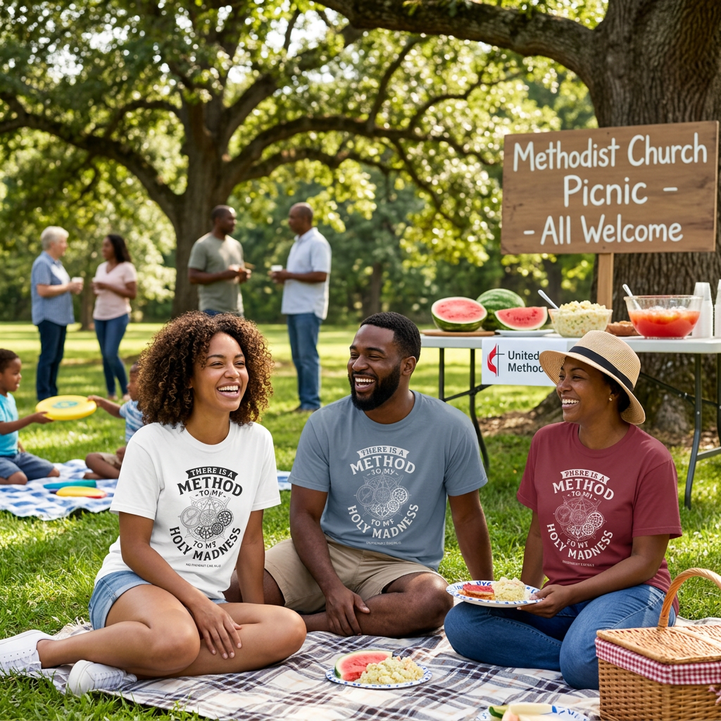 METHODIST T-Shirt: There is a Method to my Holy Madness